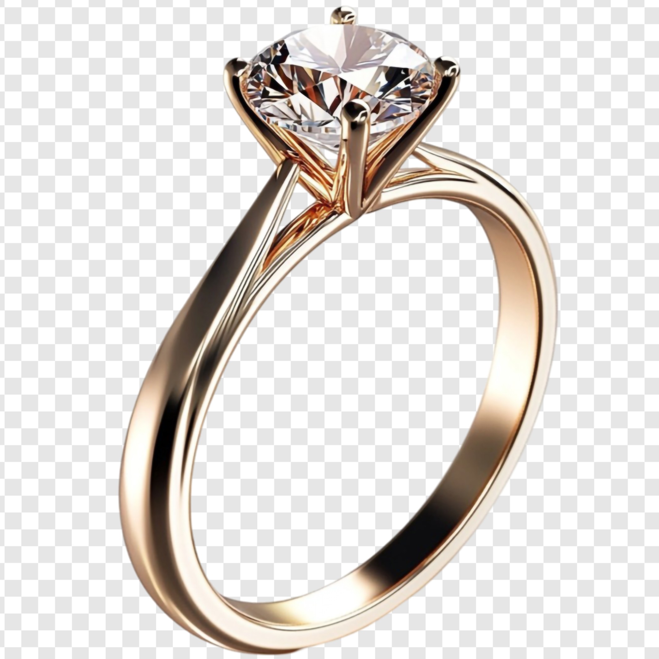 Celeste Solitaire Diamond Ring