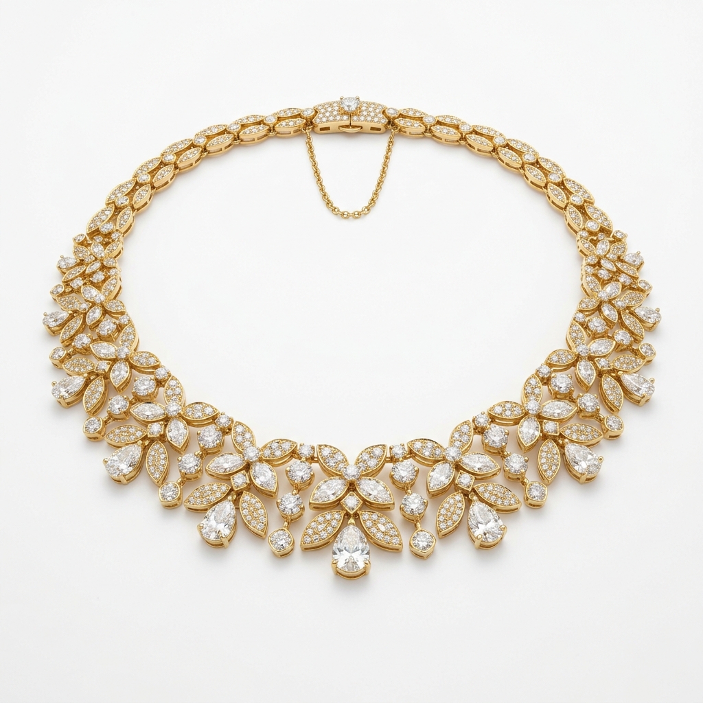 Celeste Sunburst Diamond Pendant