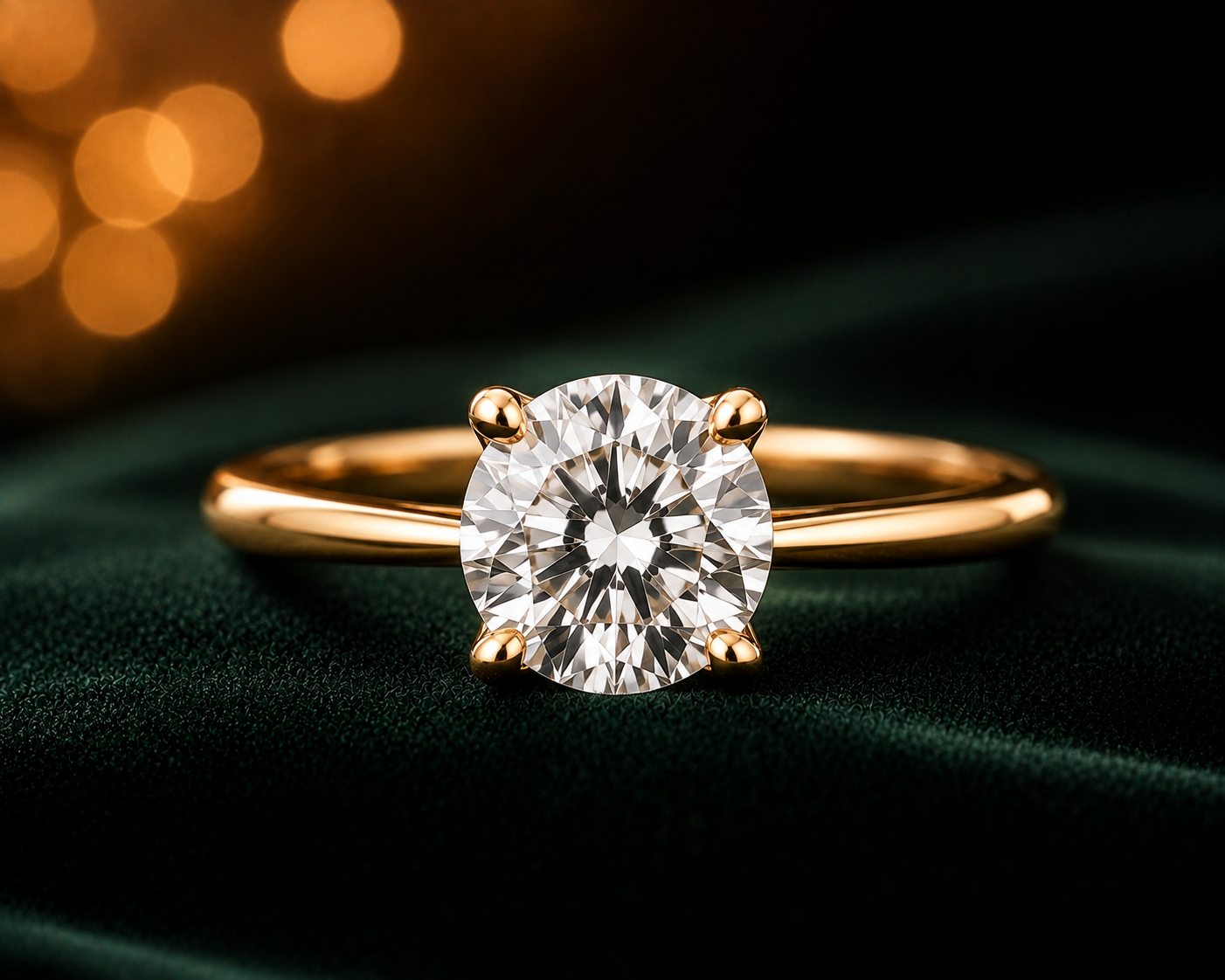 Celeste Solitaire Diamond Ring